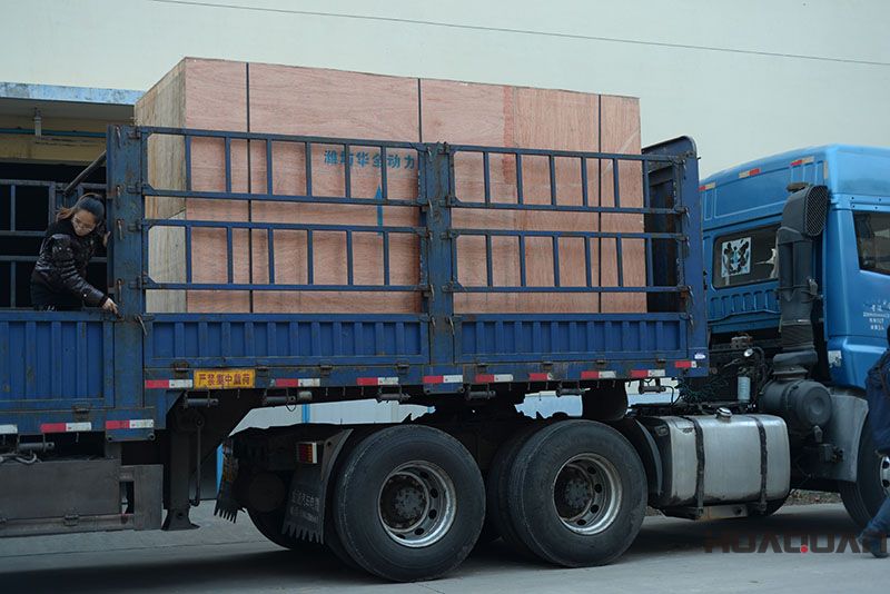 3.29號一臺HQ500GF自動化發電機組發往湖北省安陸市