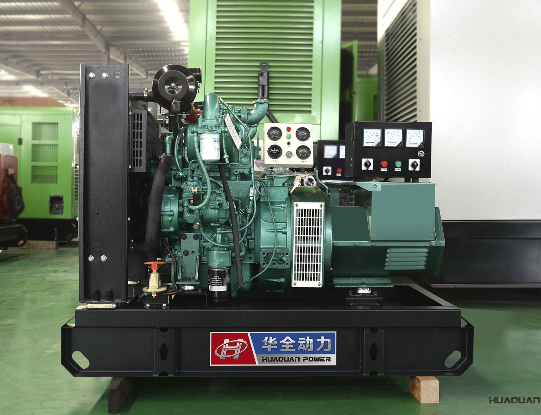 2018年4月3日華全動力30kw標(biāo)配發(fā)電機(jī)組發(fā)往北京