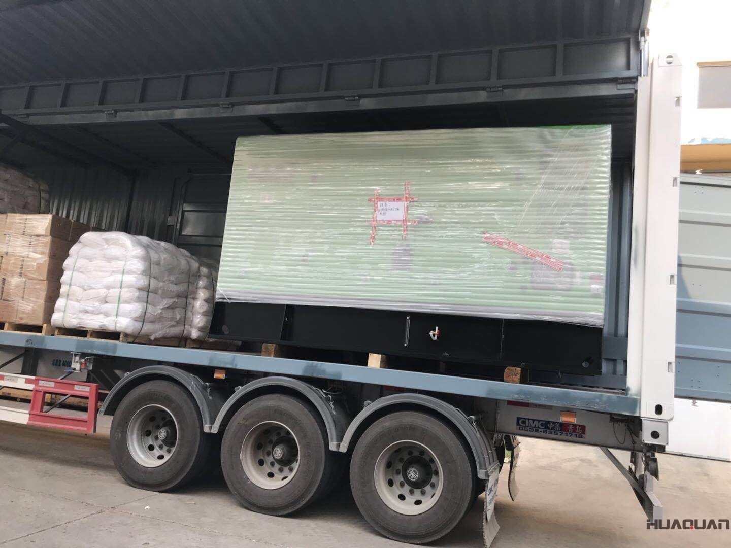 7月8號周先生的兩臺HQ170GF標配型離合器機組發往湖北省