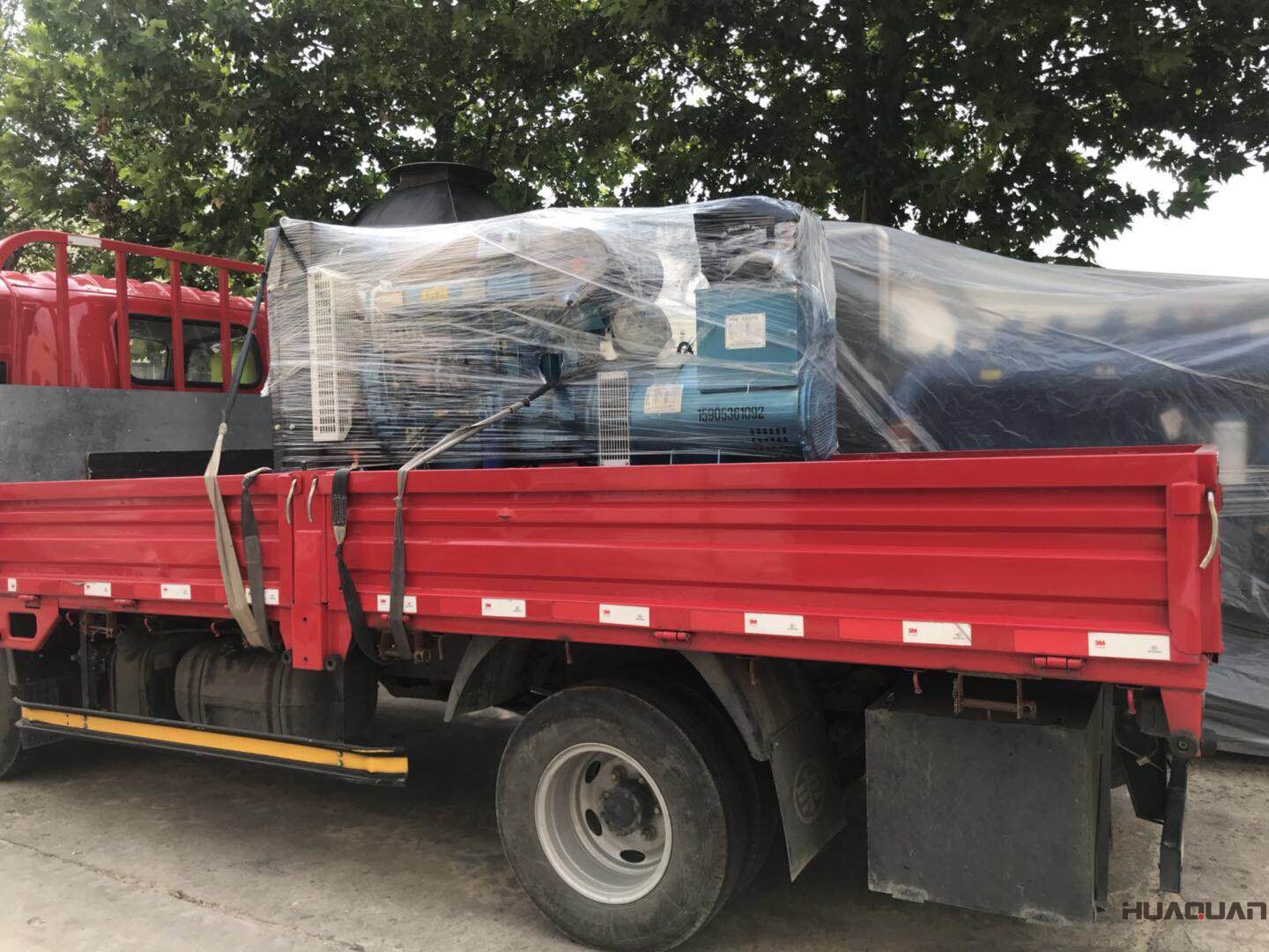 8月9日，一臺(tái)100kw標(biāo)配柴油發(fā)電機(jī)組從華全動(dòng)力順利發(fā)往河北