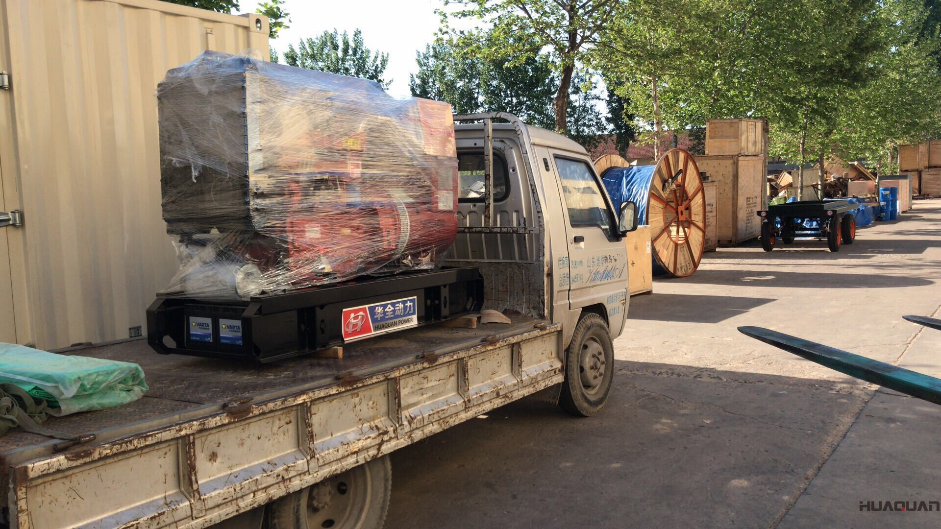 8月31日，一臺30kw標配柴油發電機組從華全動力順利發往安徽省