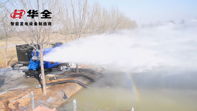 華全水泵機(jī)組測試現(xiàn)場