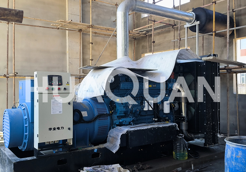 山東濰坊某足球?qū)W校400kW發(fā)電機組電站項目